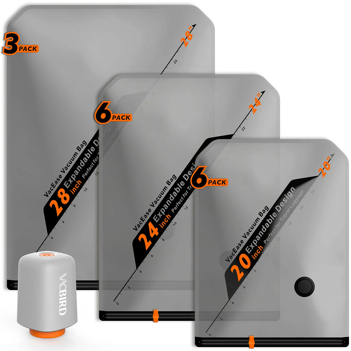 Misty-Style Vacuum Storage Bags Kit